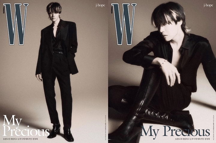 جيهوب BTS يزين غلاف مجلة W Korea في عدد أغسطس المقبل. فاجأ ظهوره ، الذي رعته ماركة Yves Saint Laurent ، مستخدمي الإنترنت بنجاح.