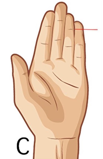 ما هو مدة إصبعك الخنصر؟ الاصبع الصغير أطول من البنصر؟ الاصبع الصغير أقصر من البنصر؟ ماذا يقول إصبعك الصغير عن شخصيتك؟ هل تعلم أن طول الإصبع الصغير يكشف سمات شخصيتك؟
