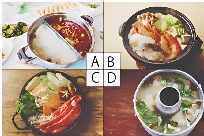 إذا كان بإمكانك "تناول الطعام" مع أصدقائك في إحدى النقاط الساخنة الأربعة أدناه ، فما الشكل الذي ستختاره؟