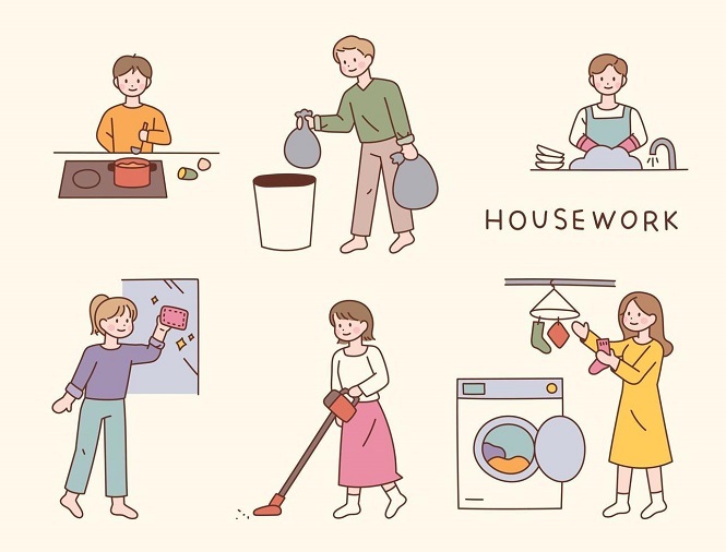 people doing housework free ve 9596 9942 1669461704