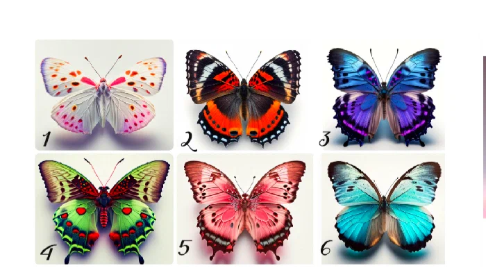 الفراشات - يرمز هذا إلى أشياء مختلفة ، وما يجذبك أكثر يمكن أن يتحدث عن هويتك حقًا. الألوان هي المشاعر والأشياء من حولك يمكن أن ترتبط بسماتك الشخصية الفطرية. كل هذا يمكن أن يرمز إلى شيء عميق.