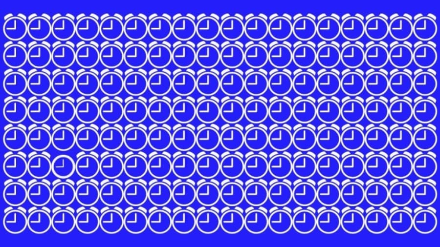 optical illusion we challenge you to identify the different clock in this picture within 12 seconds 640c6eb61232c82656686 900
