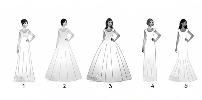 اختر فستان الزفاف الذي تجده أجمل أدناه!